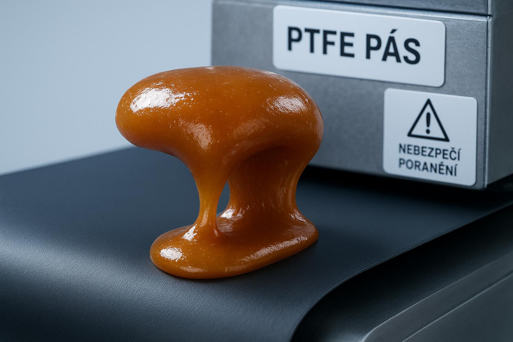 Nepřilnavost povrchu a samočisticí efekt PTFE pás