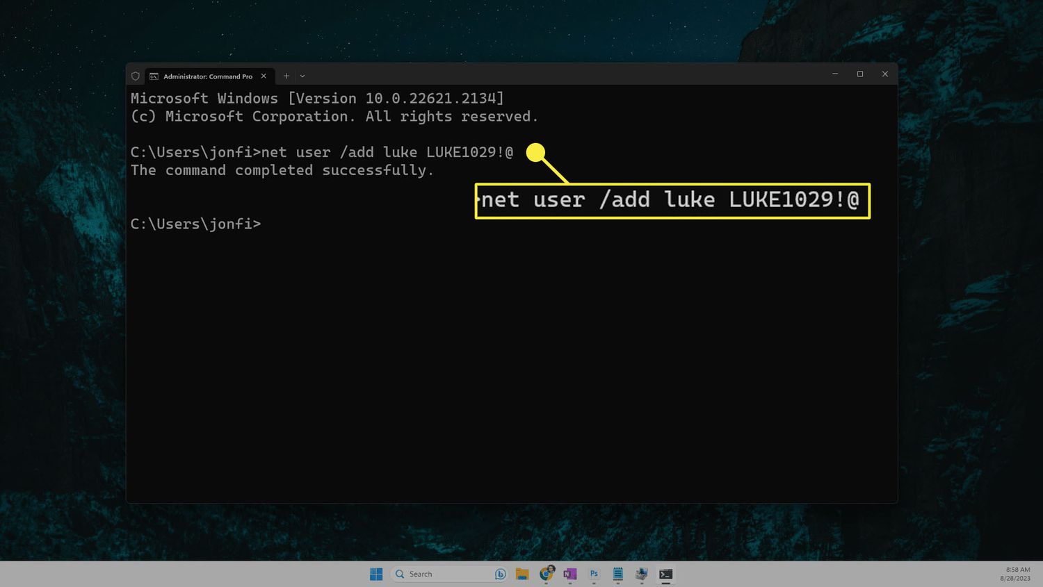 Jak vytvořit nového uživatele Windows - nelze se přihlásit