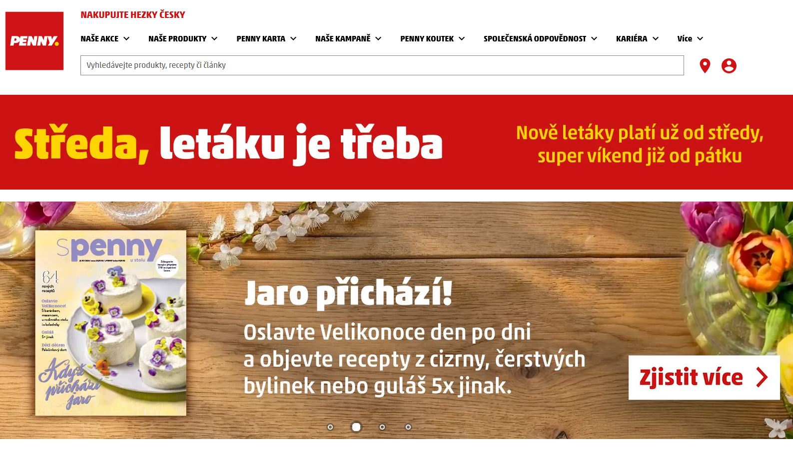 Penny Slevy akce a přihlášení letáků