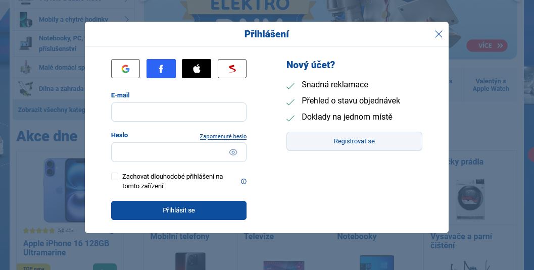Jak se přihlásit na Planeo.cz - registrace Planeo účtu